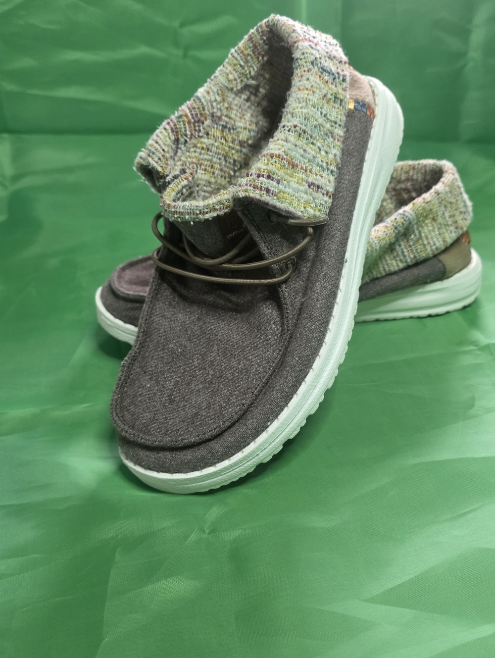 Hey Dude Wendy Fold Baja Brown Size 6